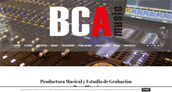 Desktop Screenshot of bca-music.com