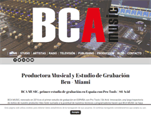 Tablet Screenshot of bca-music.com